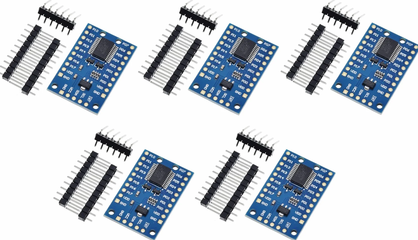 5 pezzi Modulo di espansione IO a 16 bit PCF8575 Scheda di espansione porta I2C a 16IO