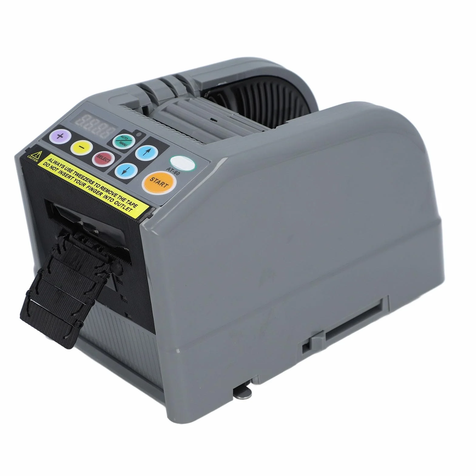 Rullo a Nastro Adesivo Automatico, Tagliente Adesiva a Nastro Adesivo Elettronico di Larghezza di Taglio 6 a 60 Mm, Lunghezza di Taglio 999 M, Macchina (Plug UE 220-240 V (180-265 V Alimentatore))