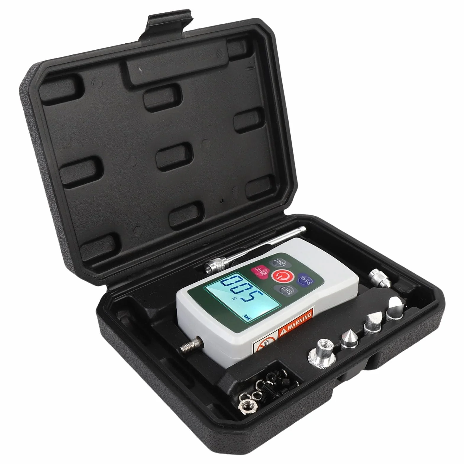 AUNMAS Misuratore di Digitale 50N, Tester Portatile con Schermo Retroilluminato, Misurazione Accurata per Ingegneri e Tecnici