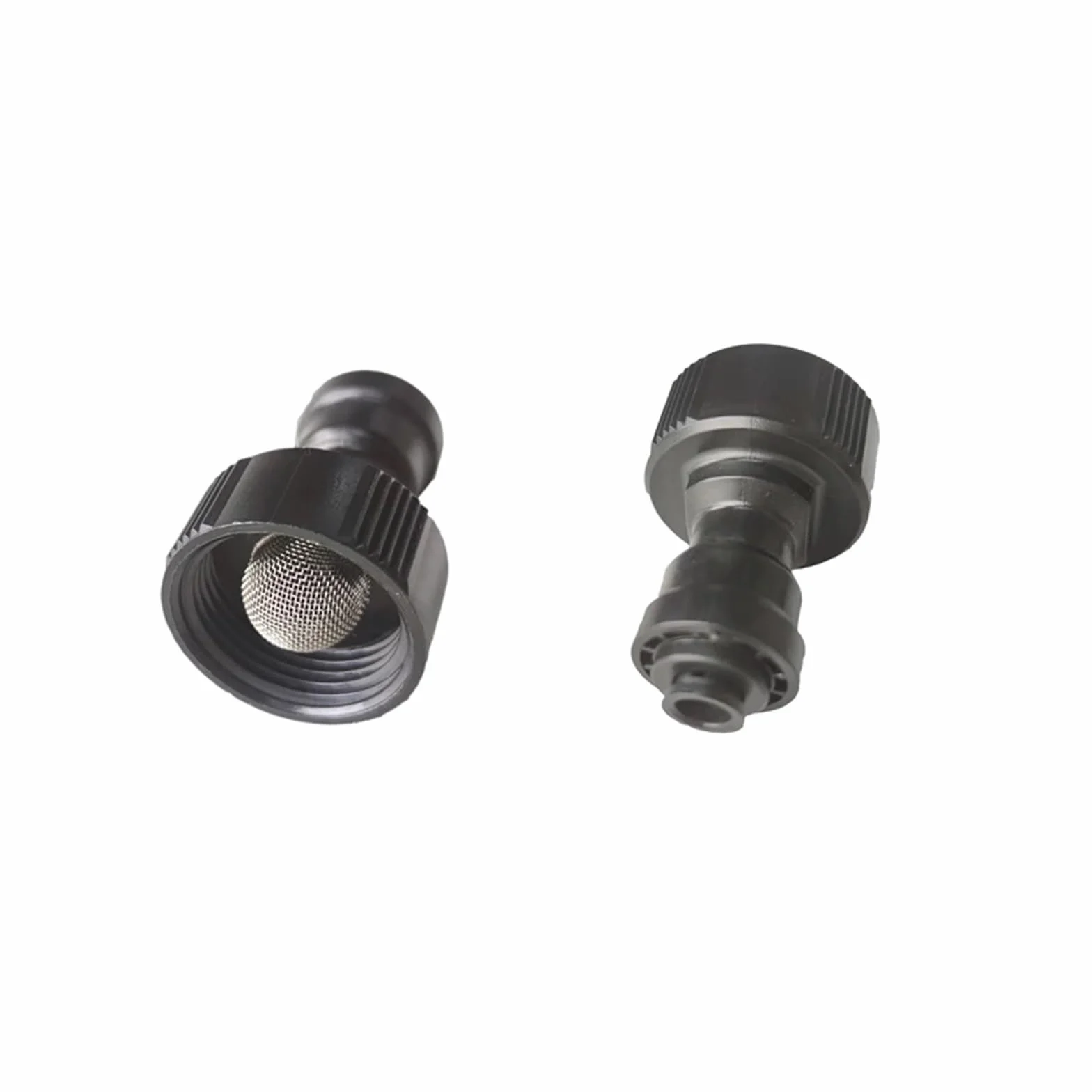 10 pz 1/4 "a 3/4" Filettatura Femmina Connettore Rapido Bianco Nero Opzionale Sistema di Nebulizzazione di Irrigazione 1/4 "Spingendo Rapidamente Slip Lock Accoppiamento(Svart)