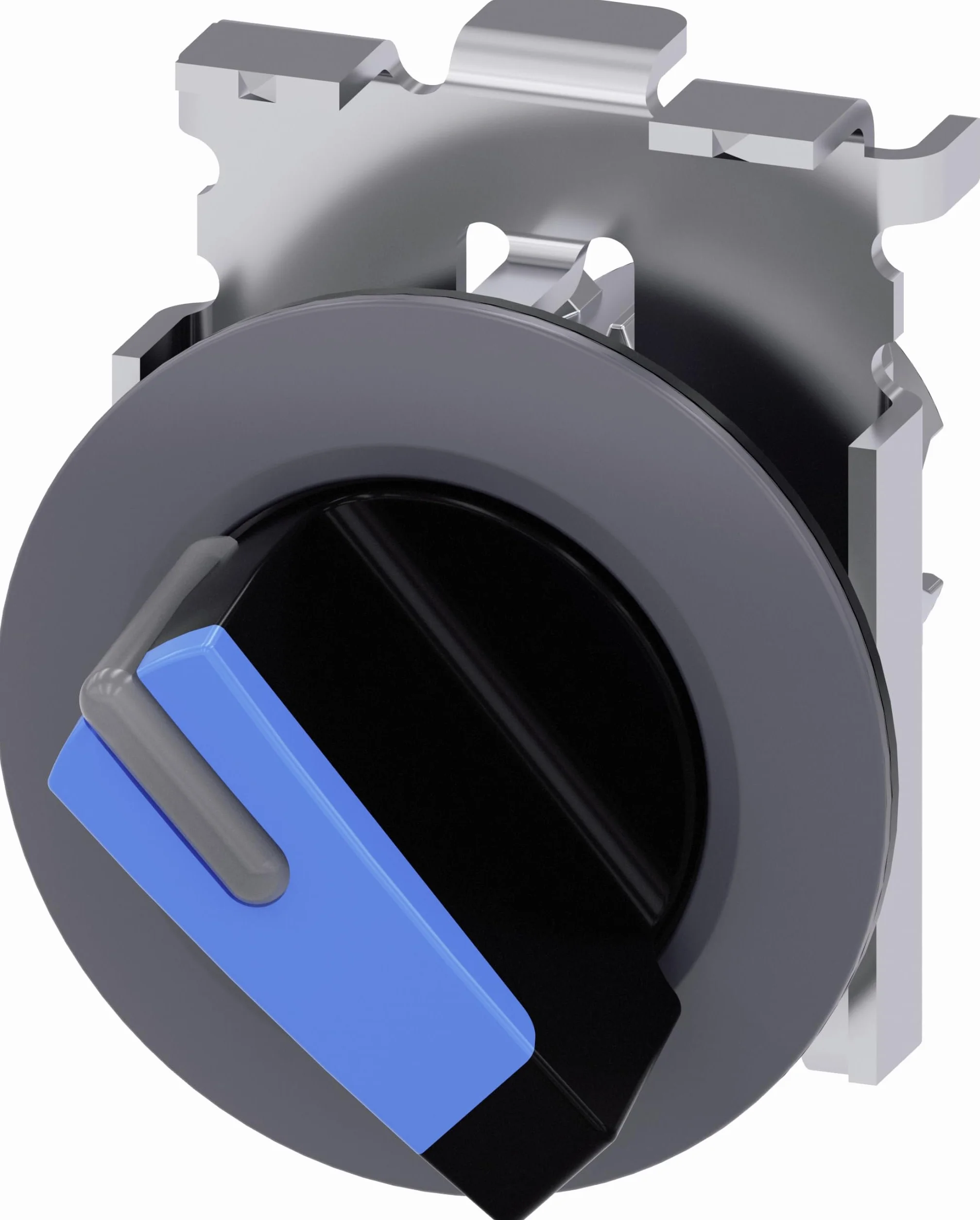 Interruttore a levetta illuminato, 30 mm, rotondo, in metallo