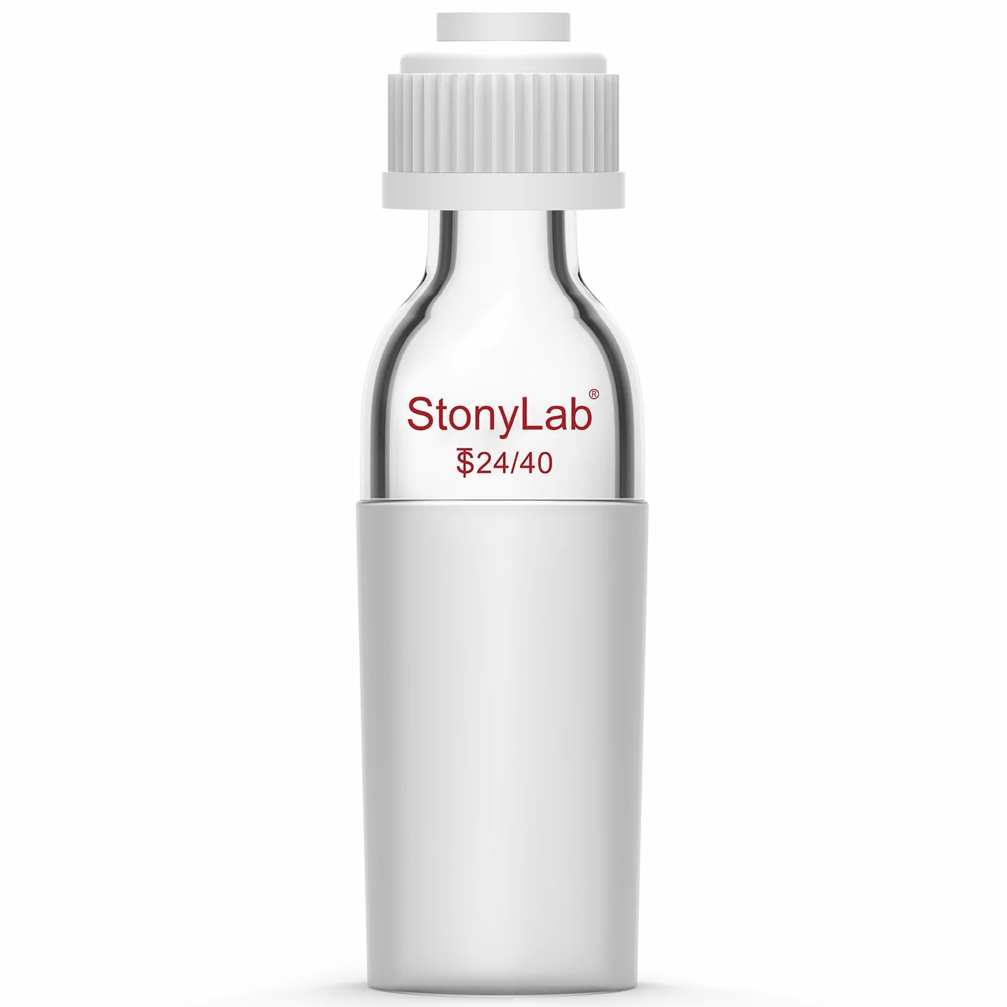 StylLab Termometro Adattatore con Giunto 24/40, Altezza 80mm per Distillazione
