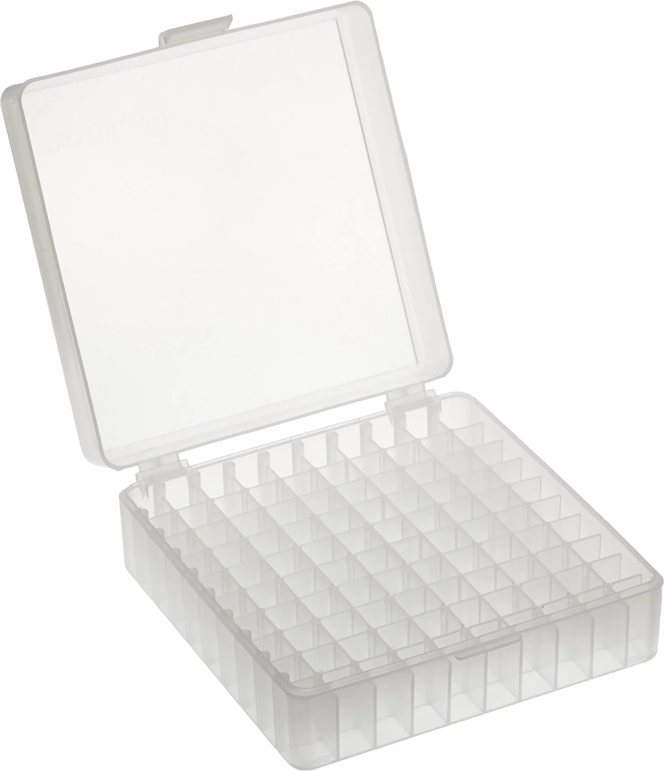 Neolab Neobox 100 scatole impilabili in polipropilene per flaconcini 12 mm trasparente