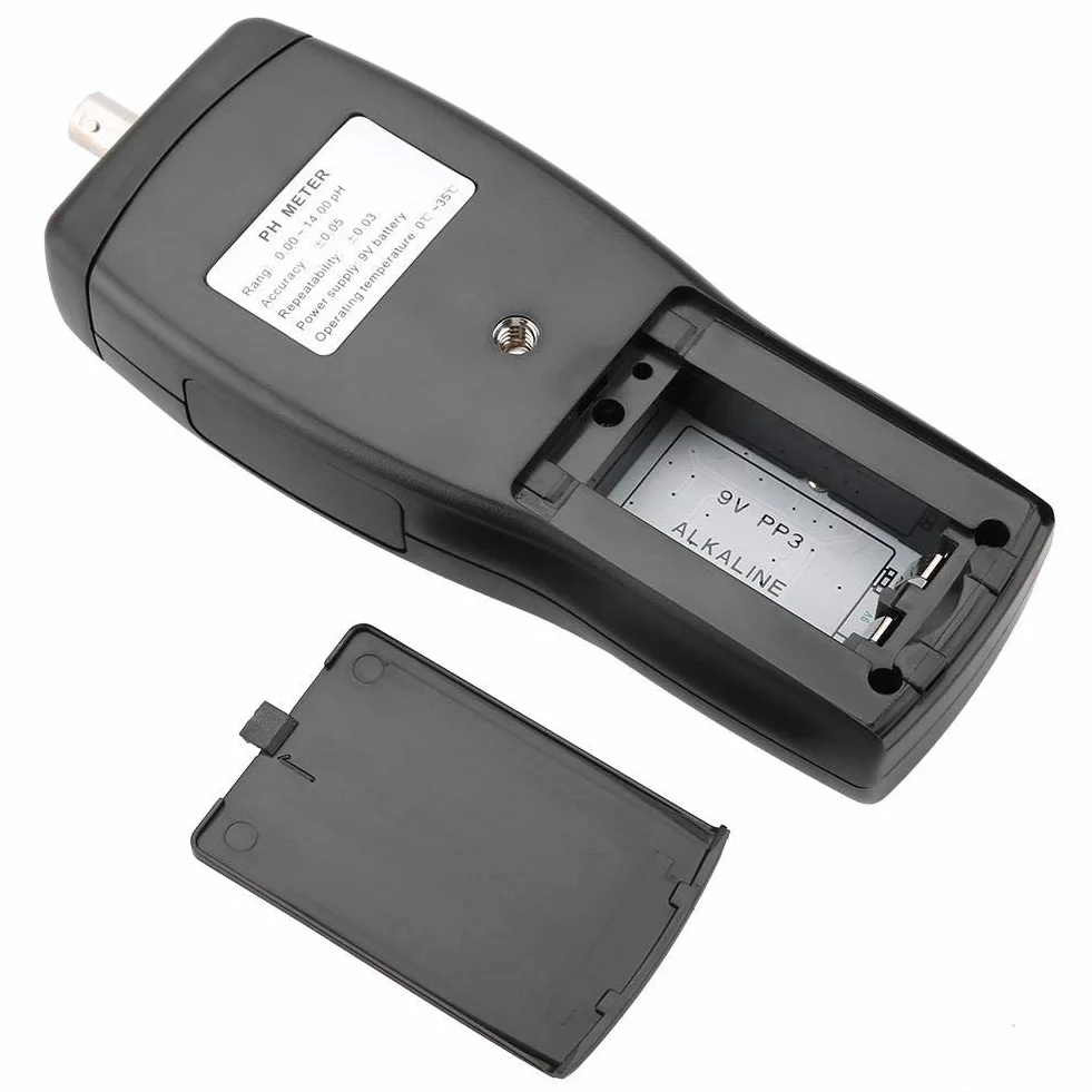 Misuratore di PH Digitale, Smart Sensor AS218 Misuratore di PH Digitale Tester Test Acqua di Qualità 0.00~14.00 Ph Strumento di Misurazione Dell'umidità con Scatola E Sonda