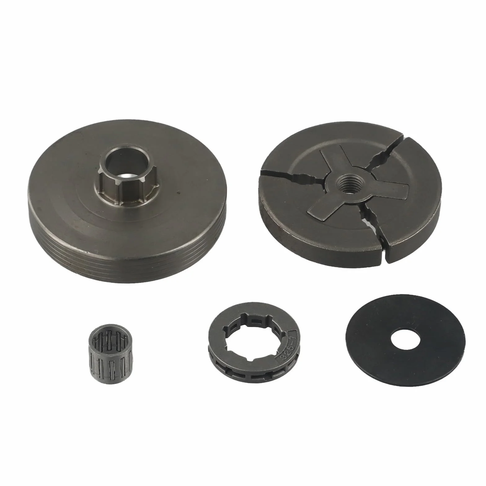 Kit di montaggio frizione compatibile con motoseghe cinesi 4500 5200 5800 e motori da 45 cc, 52 cc, 58 cc