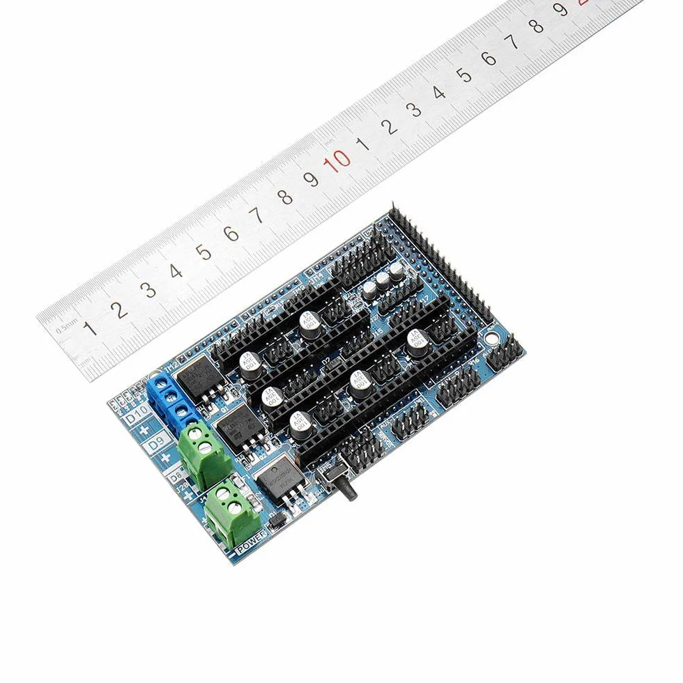 DollaTek Upgrade Ramps1.6 Base On Ramps1.5 Pannello di Controllo a 4 Strati Scheda di espansione Scheda Principale per Parti della Stampante 3D