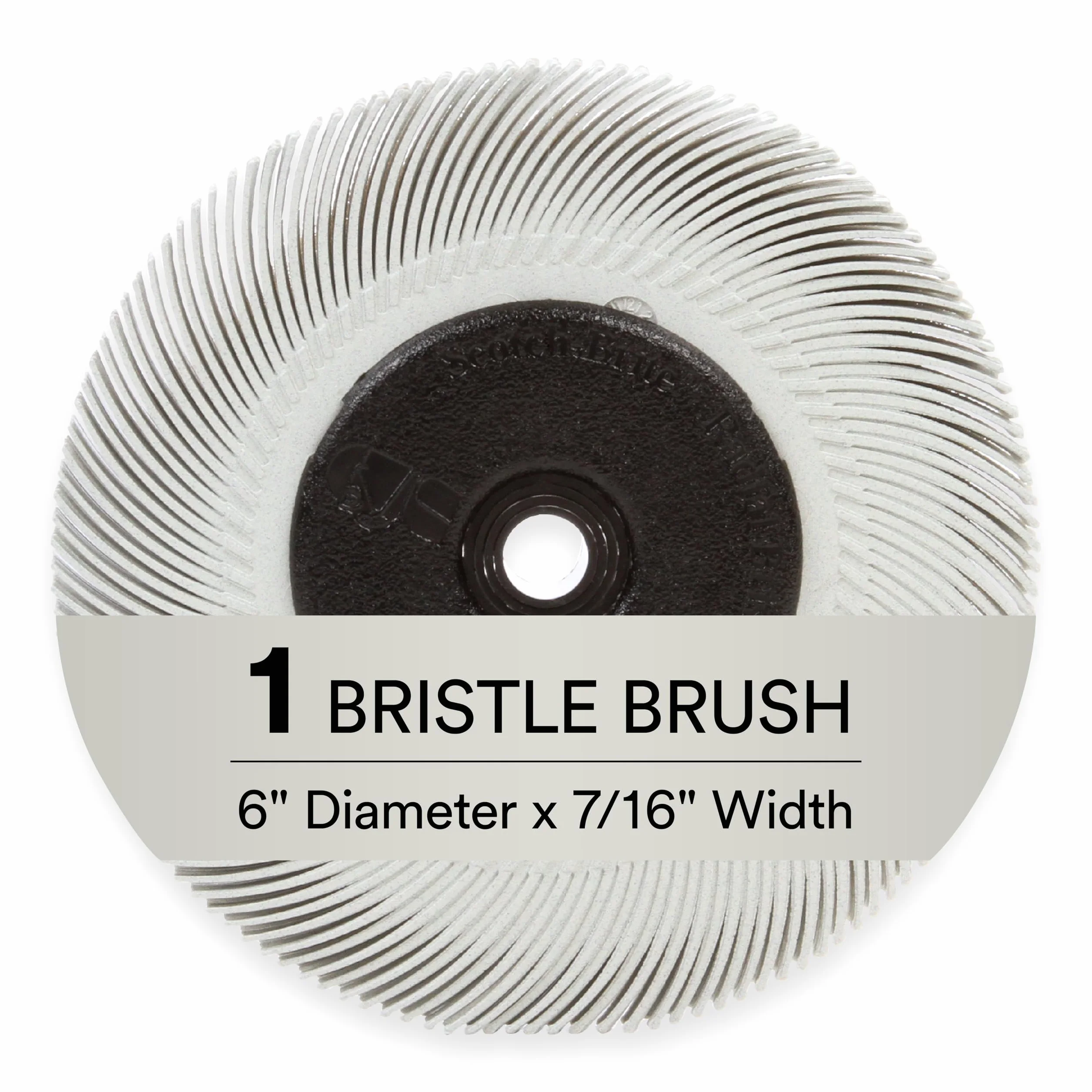 Scotch-Brite(TM) - Spazzola a setole radiali, Cubitron/ossido di alluminio, 6000 giri/min, 6 diametro x 7/16 larghezza, grana 120 (confezione da 1)