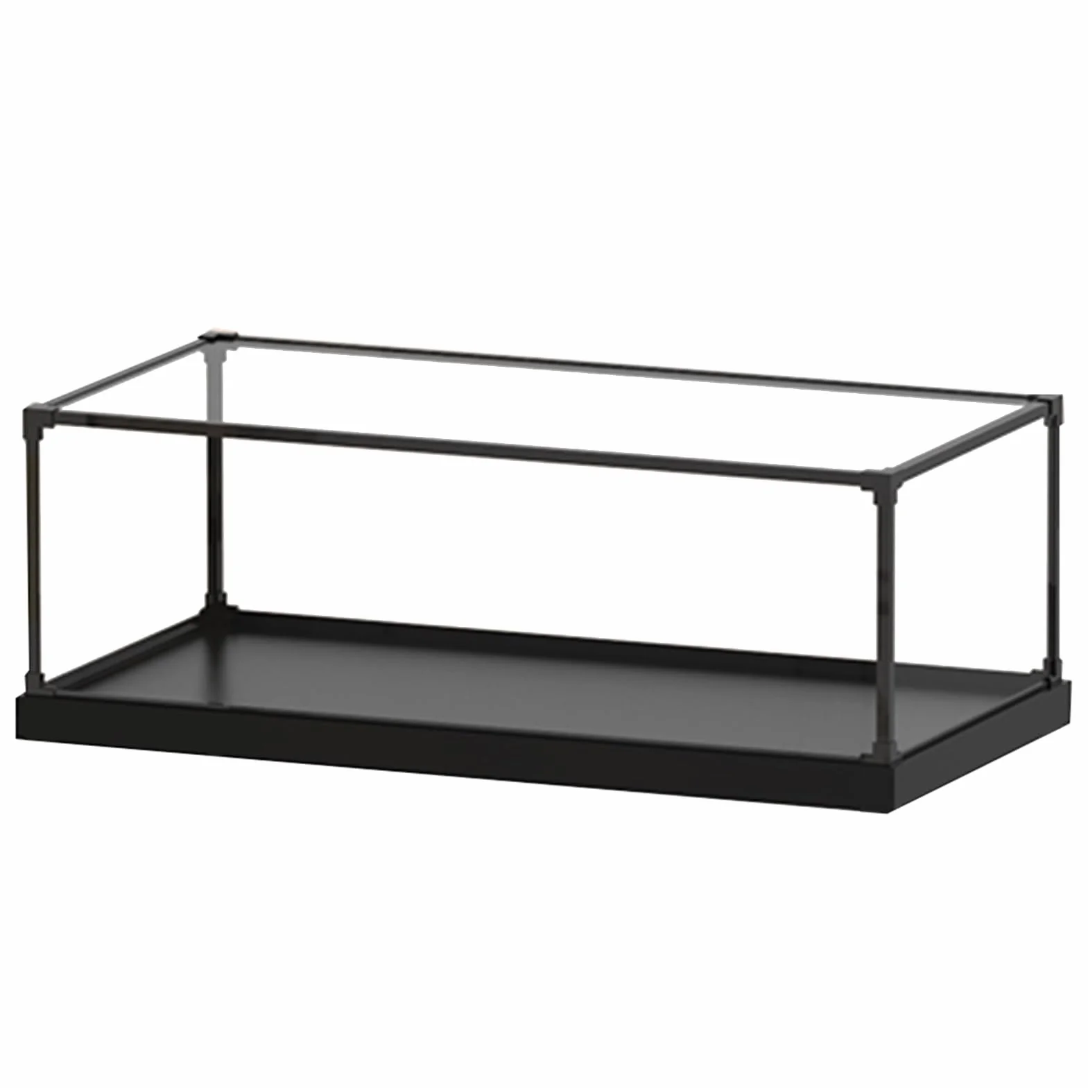 Vetrina espositiva in acrilico trasparente impilabile 20x20x25 cm per oggetti da collezione gioielli