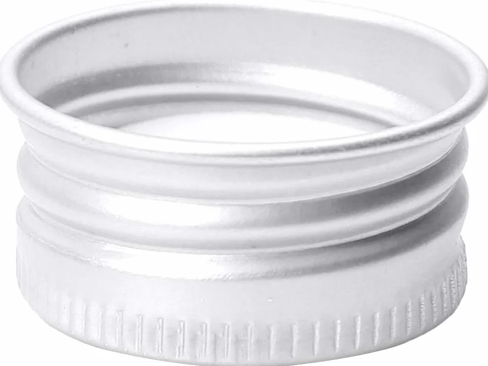 Tappi a vite alluminio 28 mm per bottiglie vetro borosilicato 100 pezzi