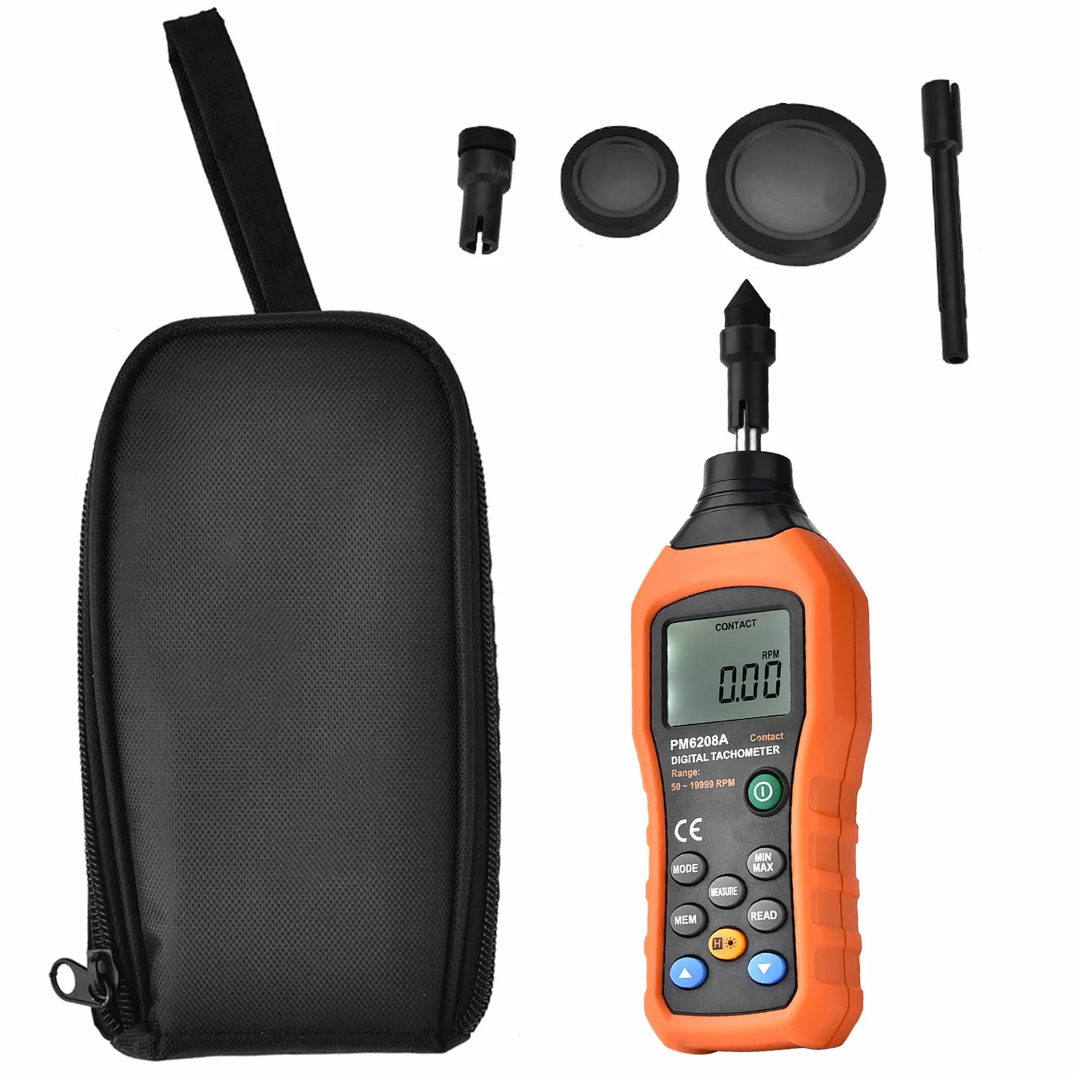 PEAKMETER PM6208A Tachimetro digitale a contametri motore misuratore di velocità
