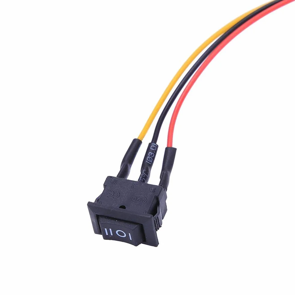 Jadeshay Regolatore di Velocità,3000W 100A 10-50V CC PWM Regolatore del Regolatore di Velocità del Motore Regolabile,con Interruttore e Potenziometro Reversibile
