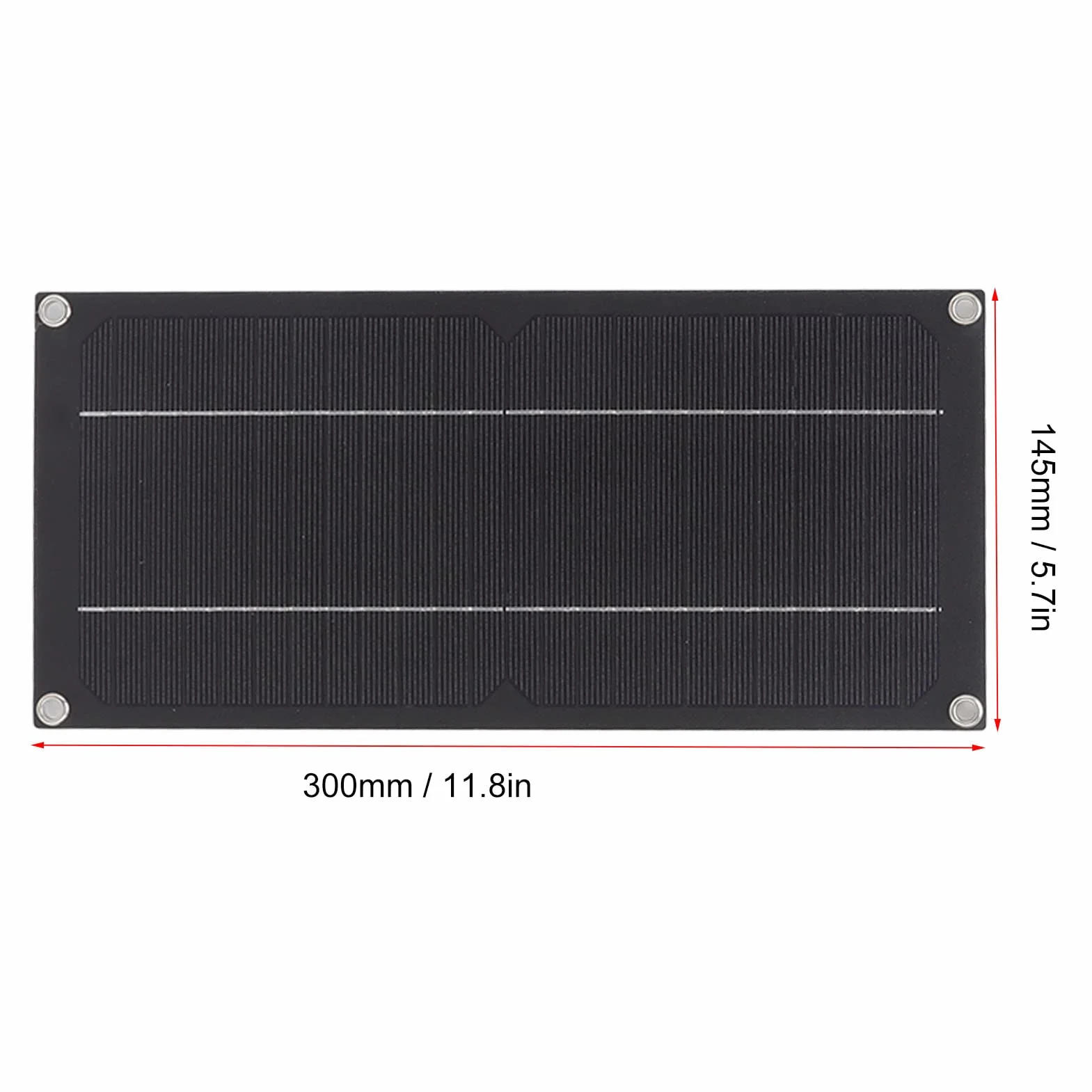 Ejoyous Kit pannello solare 60 W 18 V Solar Panel Kit Cella Solare Esterno Caricatore per Auto RV Barca Caravan Casa Tetto 100 A Caricabatterie