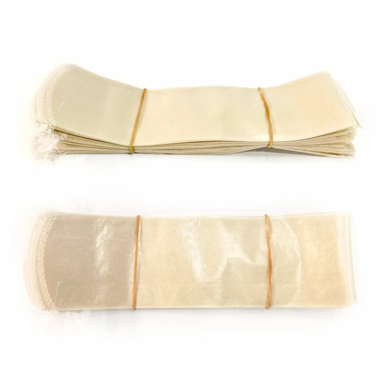 10 pz di involucro Fibrous Cucito per Cotechino Insaccare Salumi, Salsicce Non Edibile (75/400)