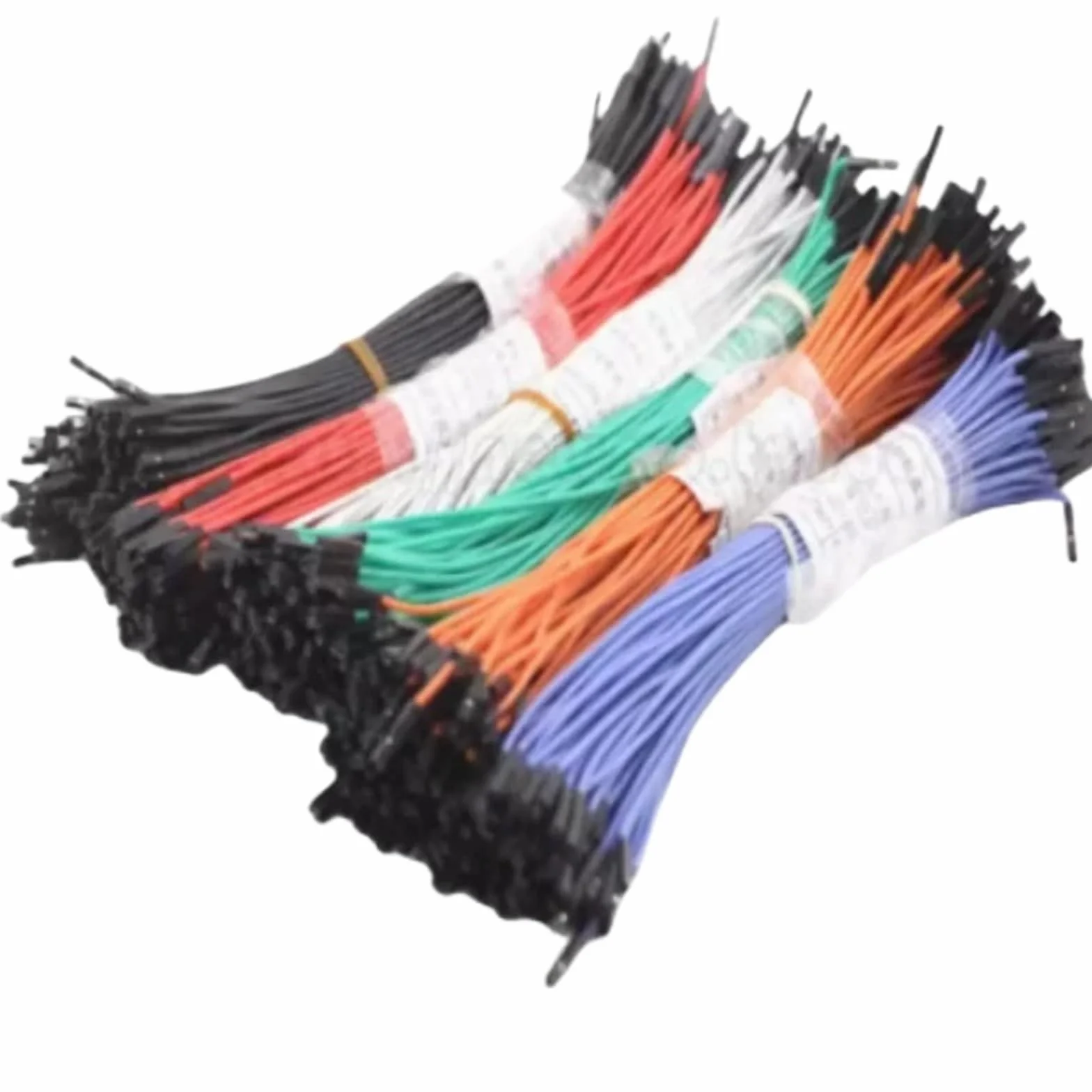 10 pz Filo in Silicone Morbido 1P Cavo Jumper Femmina Maschio Connettore 10/20/30 cm 22awg