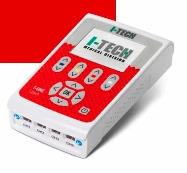 ELETTROSTIMOLATORE I-TECH T-ONE COACH - 4 CANALI - 48 PROGRAMMI + 10 PROGRAMMI DOPPIO UTENTE - Dispositivo medico CE 0476