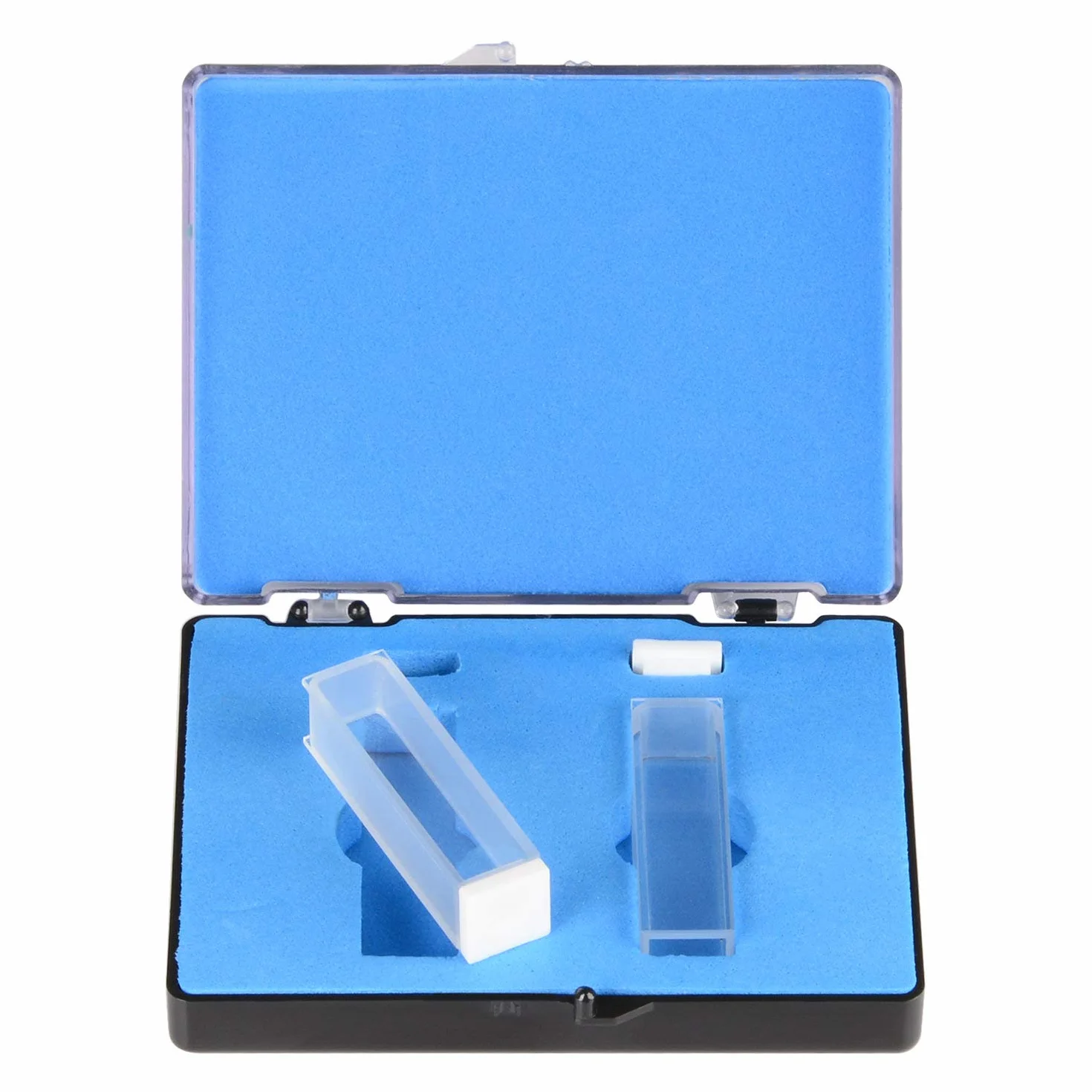 StonyLab Cuvette Quarzo Spettrofotometriche 10 mm 45 mm 3,5 ml 2-Pack