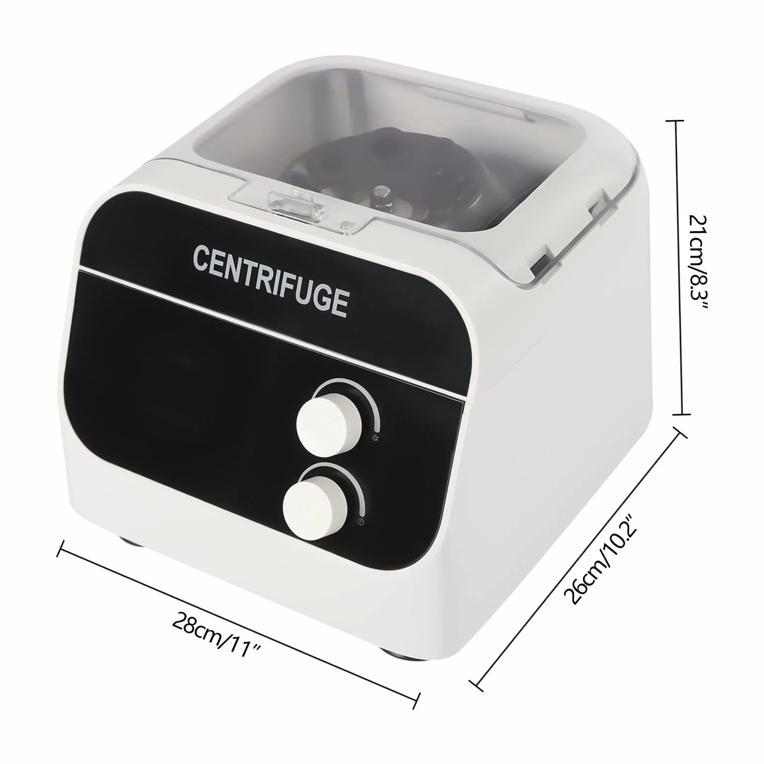 Centrifuga Laboratorio 8 x 20 ml, centrifuga da tavolo LCD 4000 giri/min, centrifughe da laboratorio display digitale