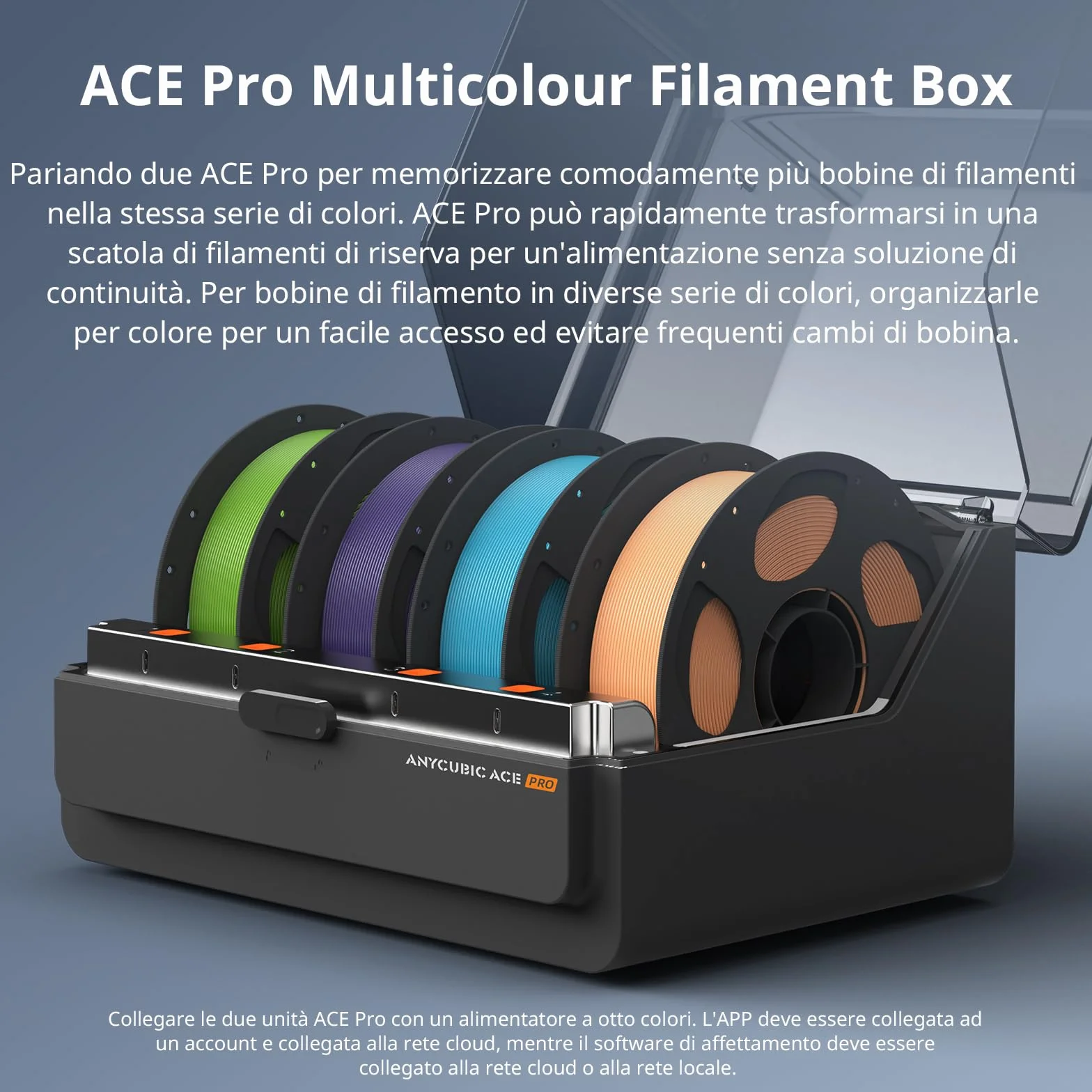 ANYCUBIC Kobra 3 Max Combo Stampante 3D, 420 * 420 * 500mm Mega-Scale Build Volume, Stunning 4 o 8 Colori di Stampa, Asciugatura e Stampa allo Stesso Tempo,Lavorare con tutti Principali Filamenti