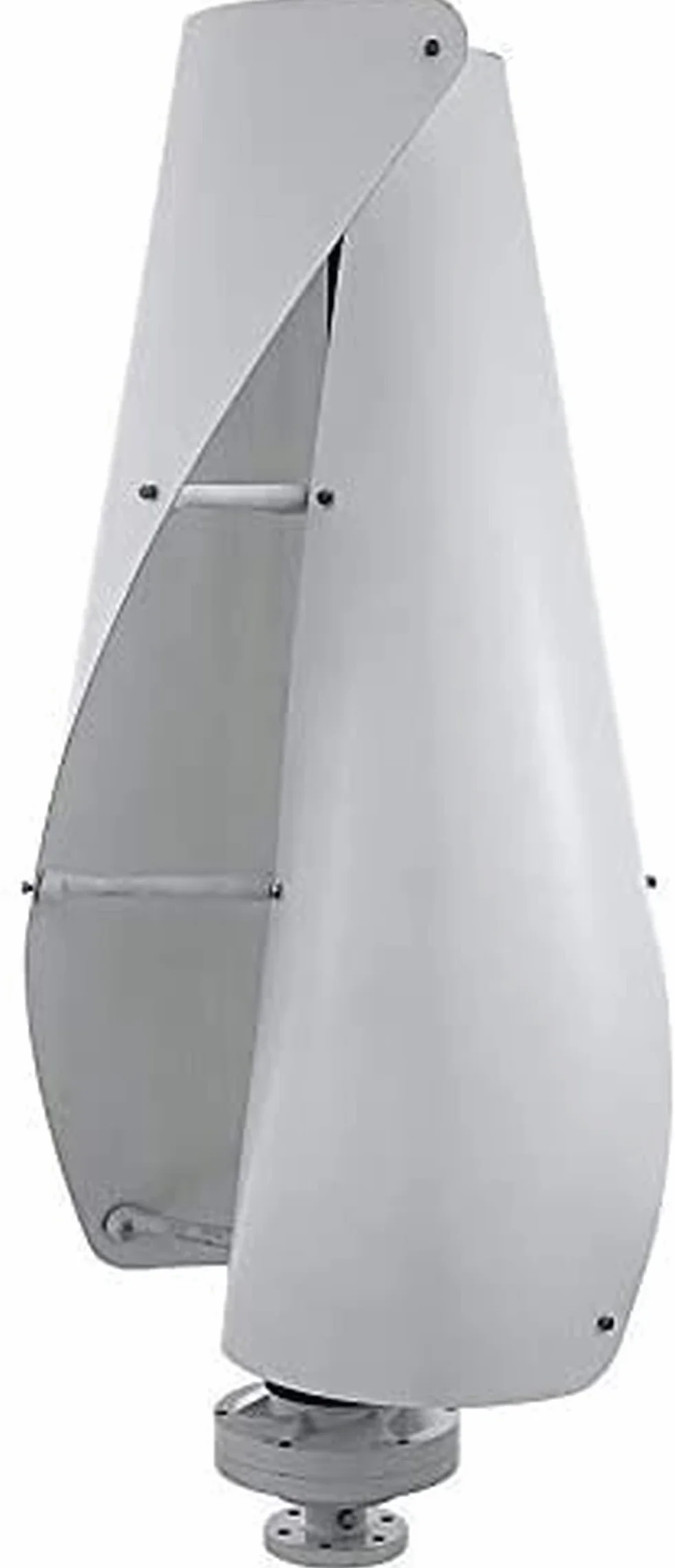 Generatore di turbina eolica a spirale, turbina eolica 8000W 12V / 24V / 48V Generatore di turbina eolica ad albero verticale a spirale per la casa Ibridi per barche da giardino all'aperto Lampione