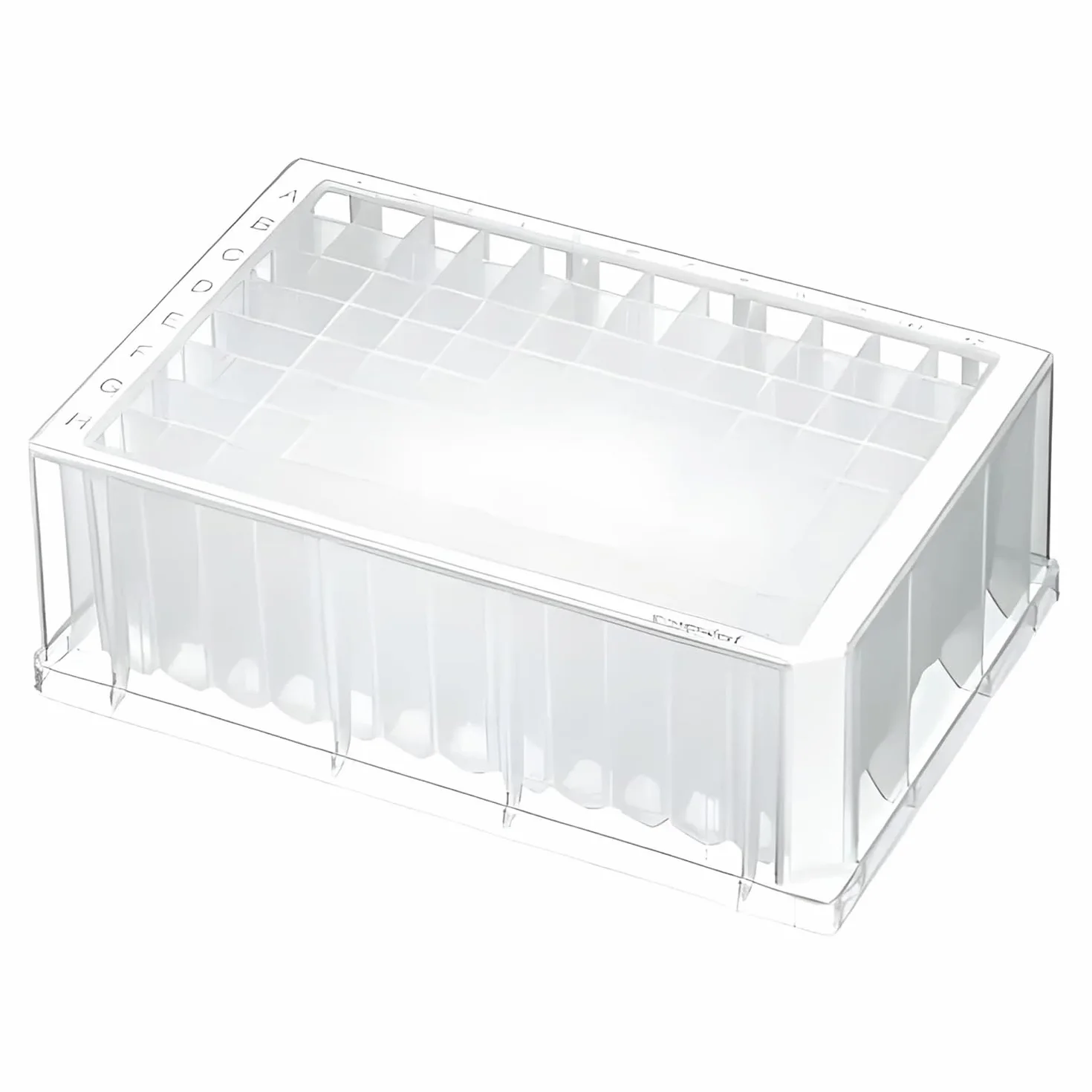 Eppendorf 0030504305 deepwell Plate, Proteine lobind, PCR Clean, 96/2000 µl, bordo bianco (confezione da 20 pezzi)