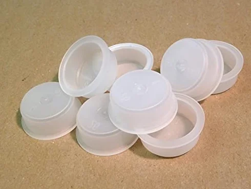Tappi in Plastica LDPE per Tubi, Diametro 36,0 mm, Bianco, 20 Pezzi