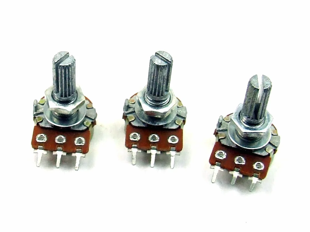 POPESQ® 3 pz. x Potenziometro 1K Lineare PCB #A3176
