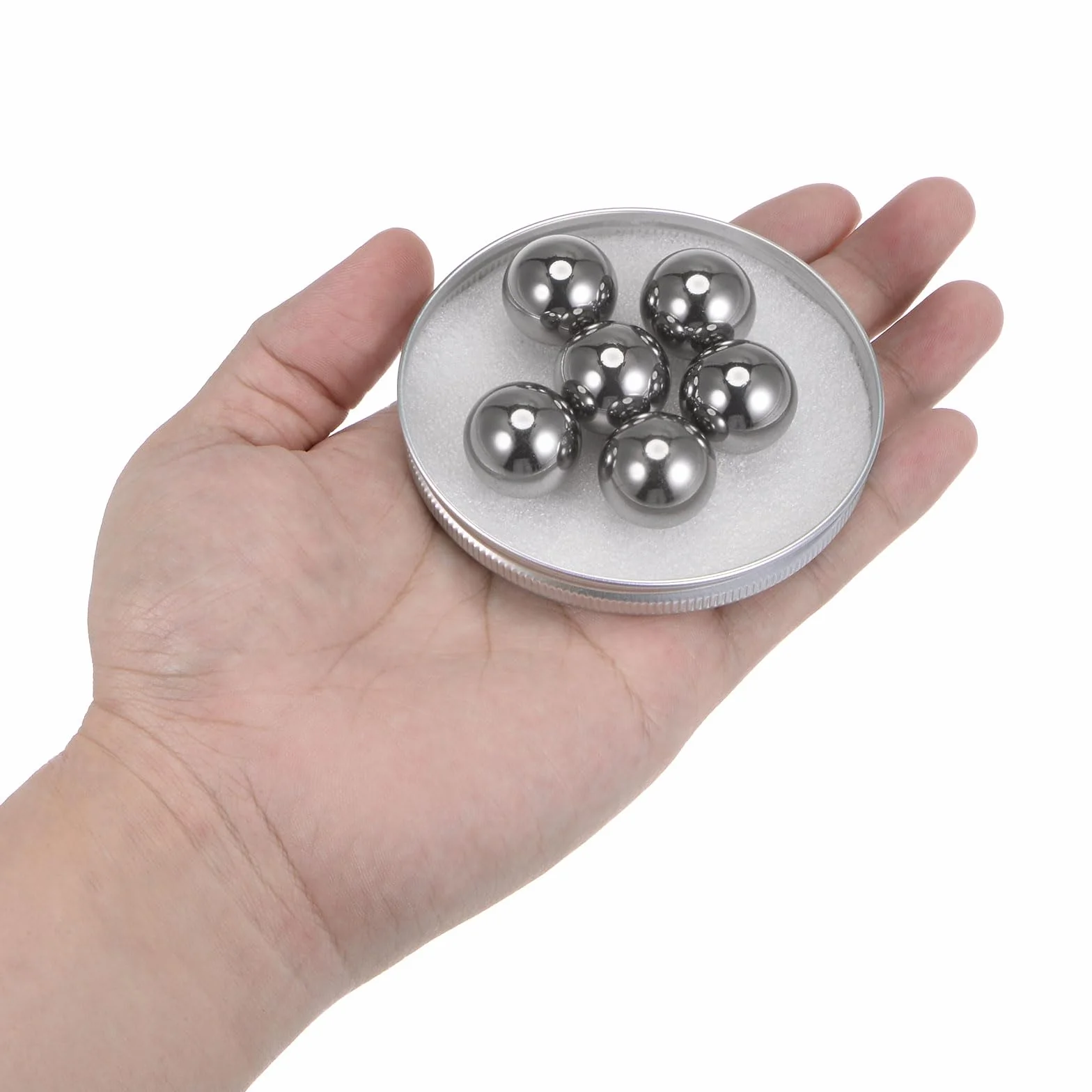 Cuscinetto a Sfera Precisione 20mm 304 Acciaio Inossidabile Sfere Lucidi QUARKZMAN 4pz