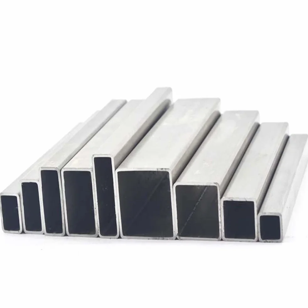 Tubi quadrati in acciaio inossidabile 304 10x10 mm spessore 1,5 mm lunghezza 0,5 m per fai da te
