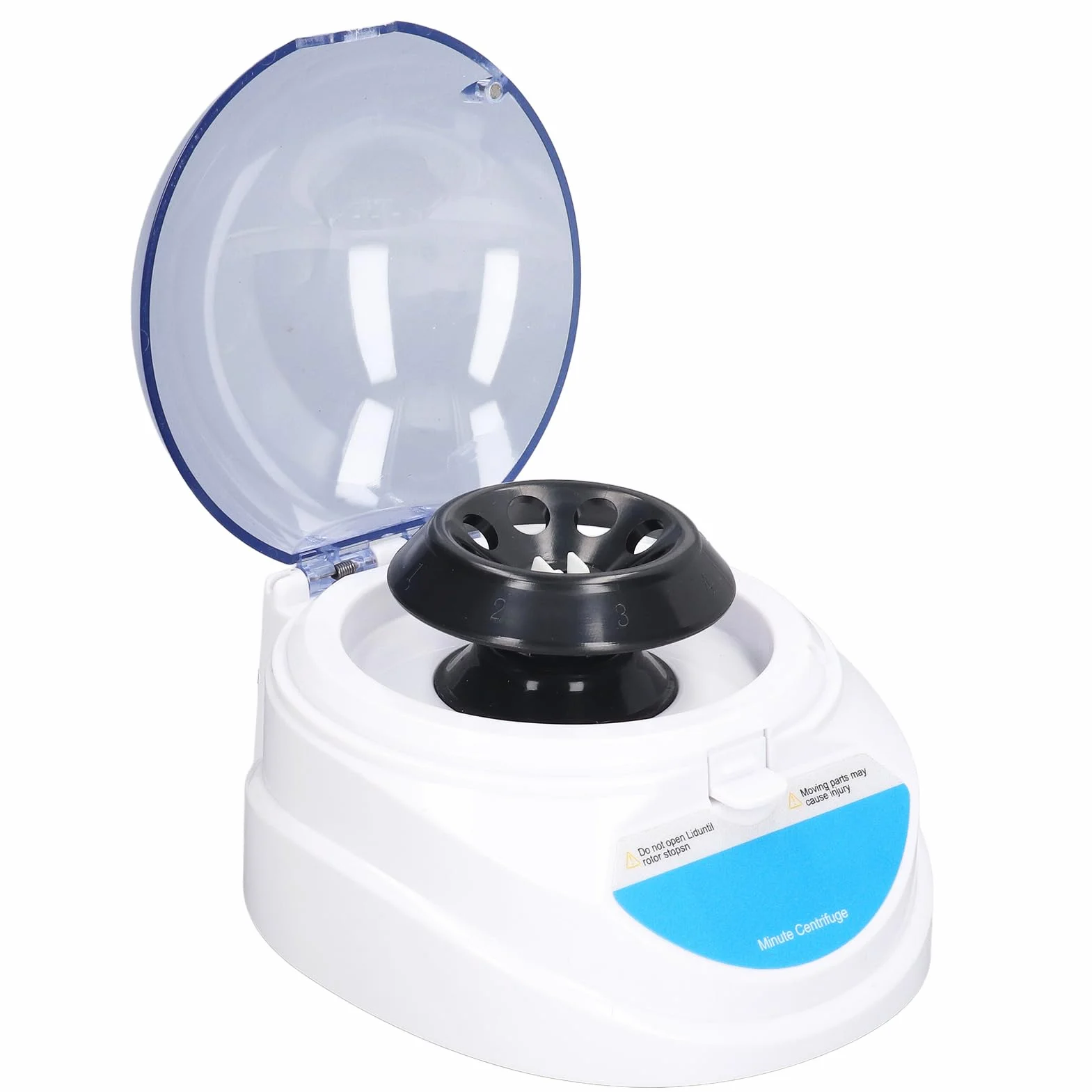 Mini Centrifuga Laboratorio Portatile 4000 RPM 810xg Basso Rumore Adatta Provette 5/4/2/1,5/0,5/0,2ml per Laboratorio Biomedico Clinico e Ricerca