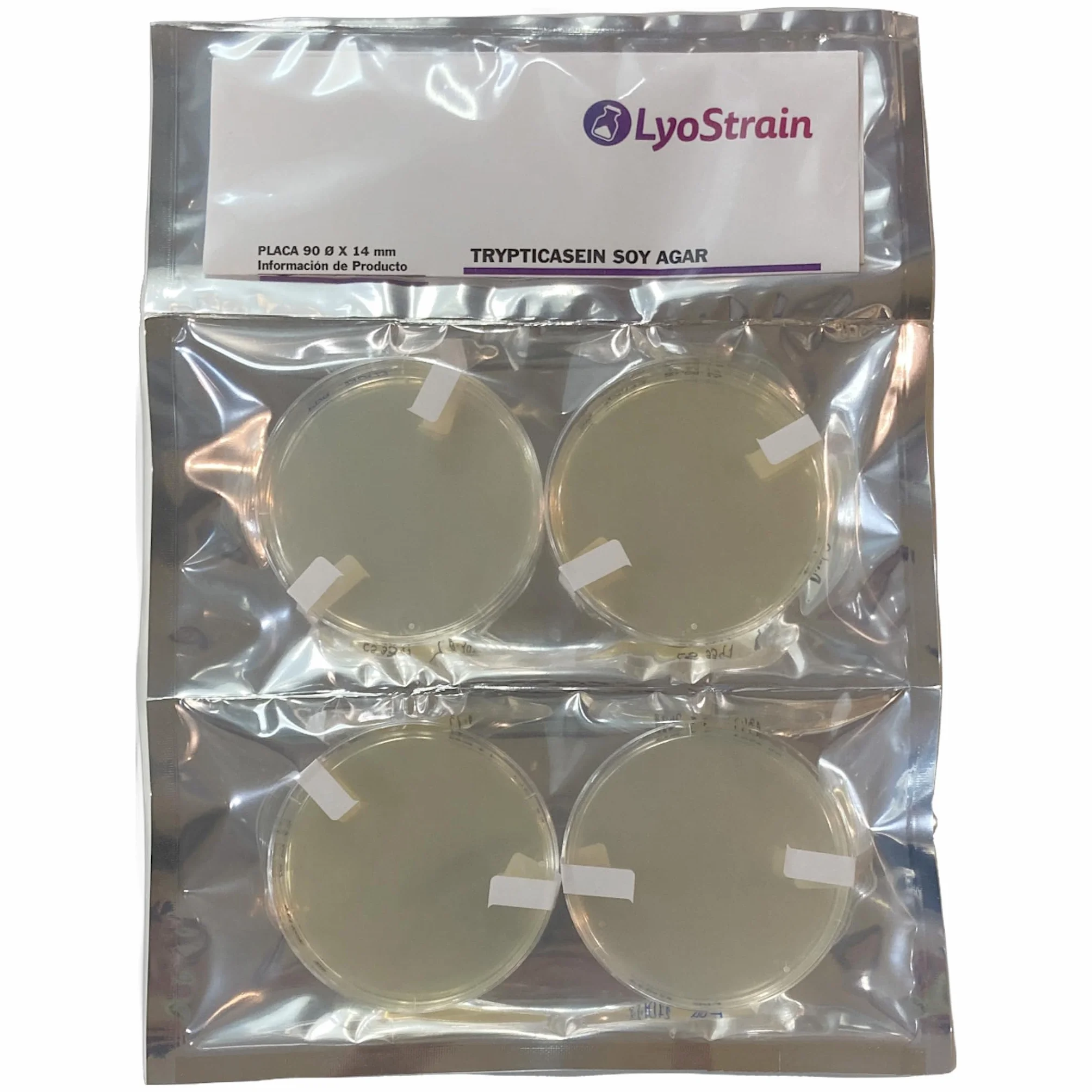 PIASTRE PETRI CON AGAR MICROBIOLOGIA TSA PER LA CRESCITA DEL BATTERO (20)