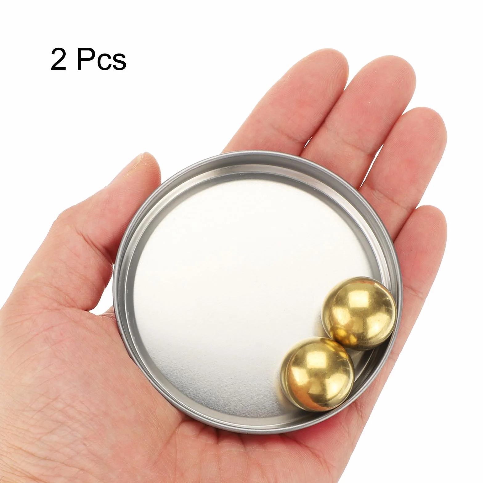 QUARKZMAN 2 Pz Sfere in Ottone Massiccio di Precisione da 20mm per Macchinari Industriali