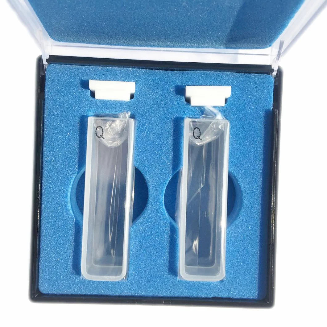 Cuvette in Quarzo 10 mm Percorso Ottico 3,5 mL per Spettrometria