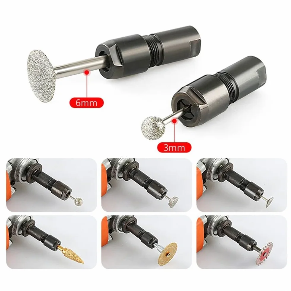 Accessori per smerigliatrice angolare, 2 Adattatore modificato per smerigliatrice angolare, strumento di conversione per smerigliatrice Compatibilità M10