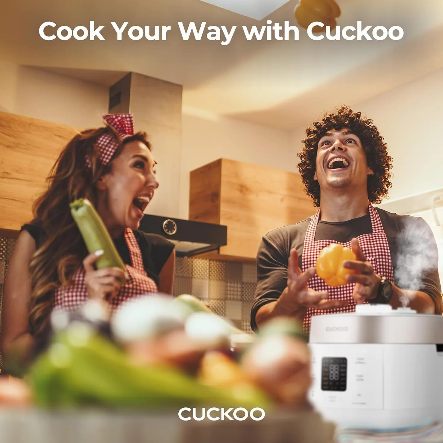 CUCKOO CRP-ST0609FW Cuociriso e scaldabagno per 6 tazze (non bollite)/12 tazze (cotte), doppia pressione cuoci riso e scalda con rivestimento antiaderente, 16 opzioni di menu, 3 guide vocali,