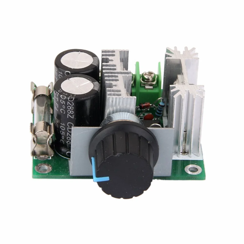 DollaTek Regolatore di velocità del Motore DC PWM 12V-40V 10A con manopola