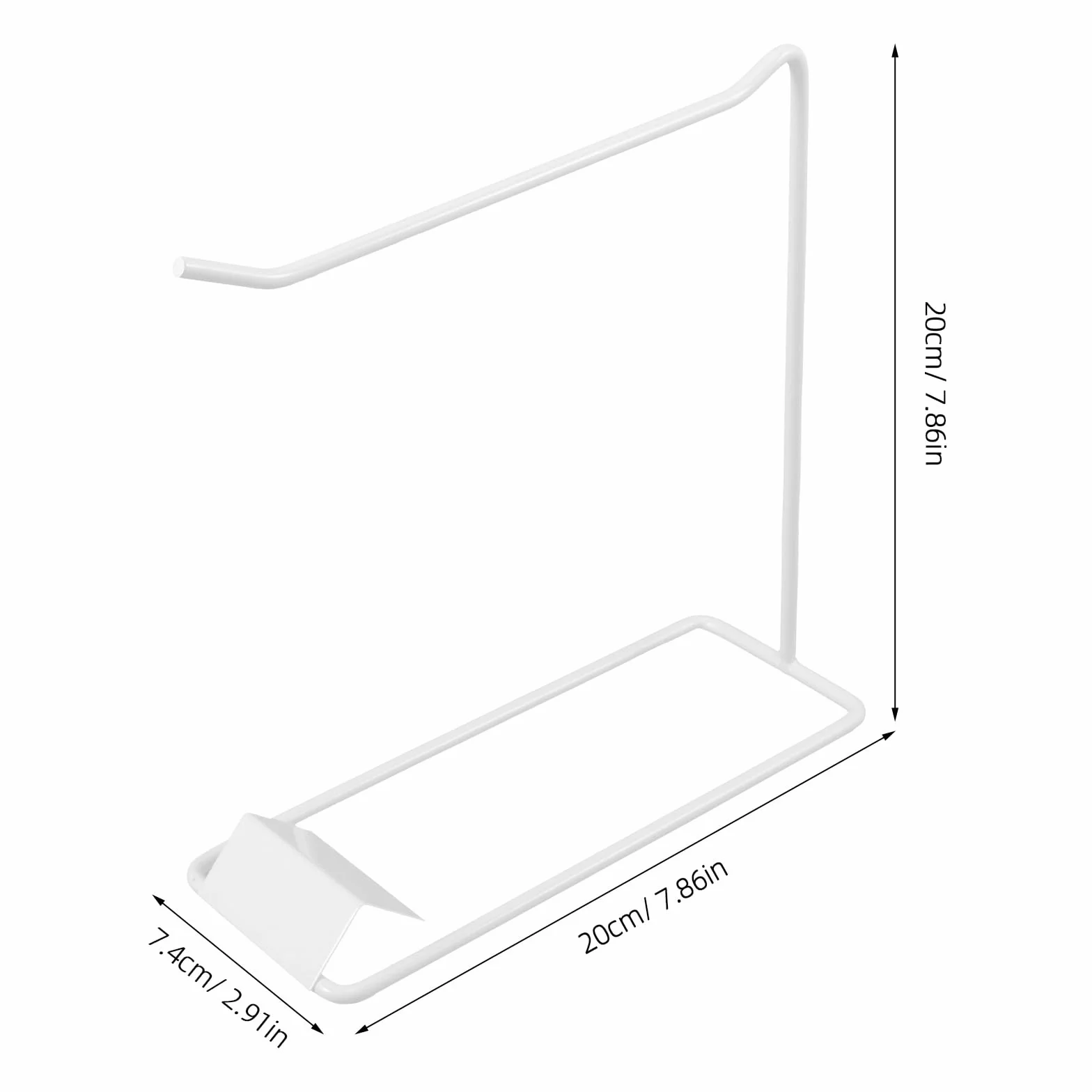 Organizer per gioielli in metallo bianco: espositori per unghie, porta campioni smalto gel