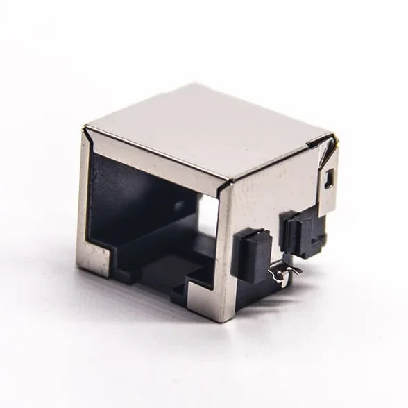 Elecbee Connettori RJ45 Femmina SMT PCB Mount Offset 90 Gradi senza LED 8p8c