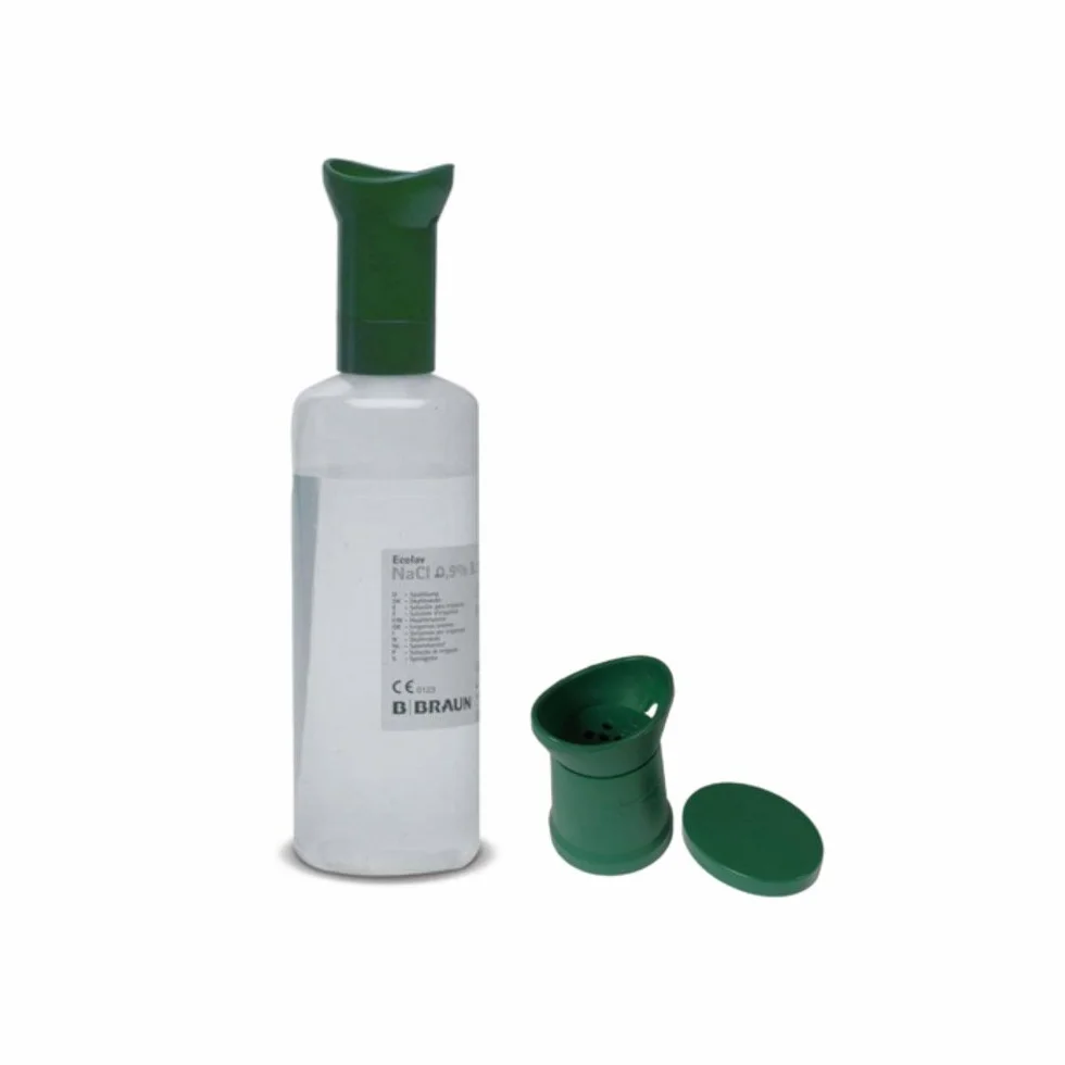 Pharma[+] Lavaggio oculare Soluzione Salina sterile 500 ml con Tappo a Doccia