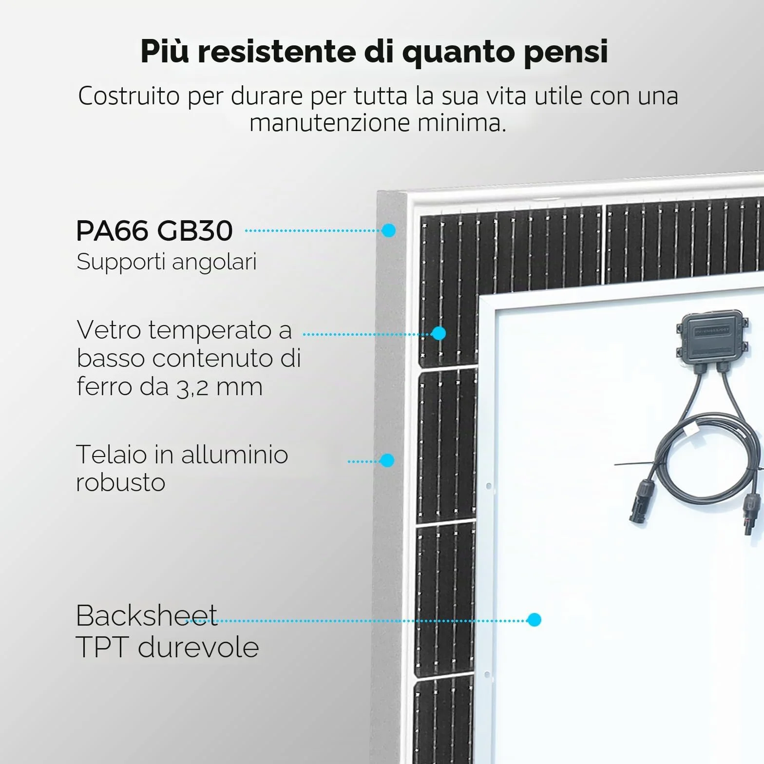 XINPUGUANG Kit Pannello Solare 200w 12v：2PC 100w Pannello Fotovoltaico, 20A Regolatore di Carica Solare, Cavo Solare da 3m, Staffe di Montaggio Stile Z per Camper, 12v batteria