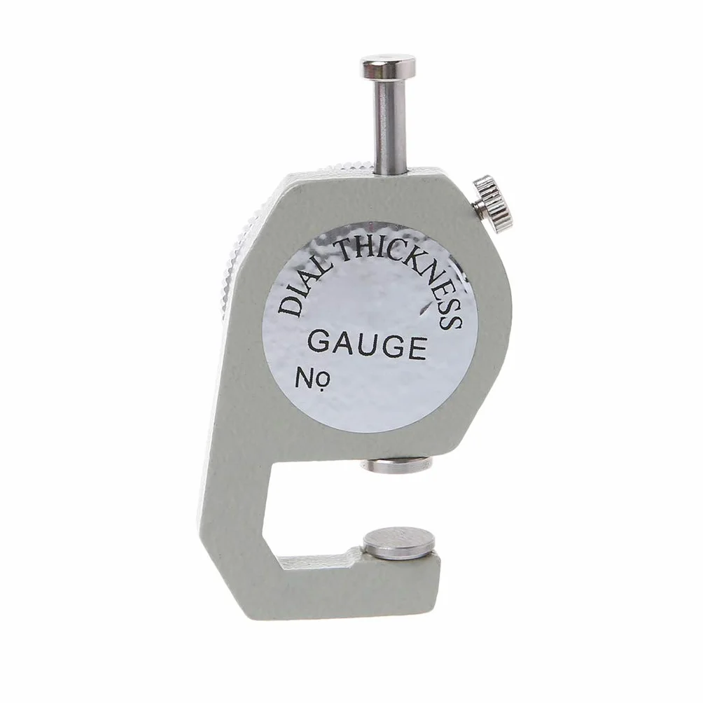 Dial Thickness Gauge 10 20 mm Pelle spessore carta metro tester precisione 0,1 mm