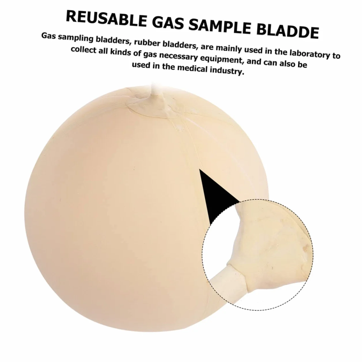 SOLUSTRE Campionatore Di Gas Riutilizzabile Naturale Con Sacca Per Campionamento Strumento Di Campionamento Pratico Per Laboratori e Attività All Aria Aperta