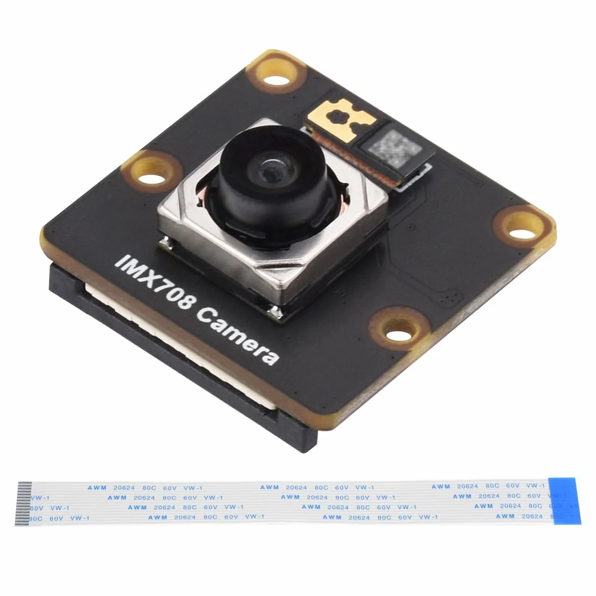 Waveshare IMX708 12MP High Resolution Camera Module, Featuring High Dynamic Range, with Wide Angle Version 120°