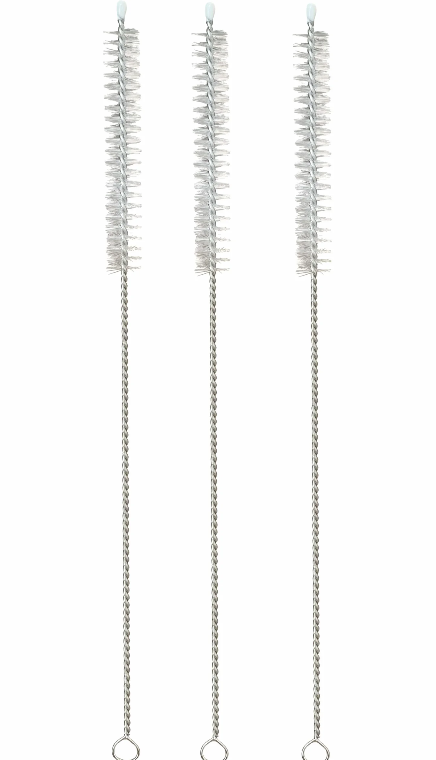 3 spazzole per cannuccia, 23 cm, spazzola per la pulizia di cannucce, piccoli tubi, accessori per biberon, provette, ideali per aperture strette