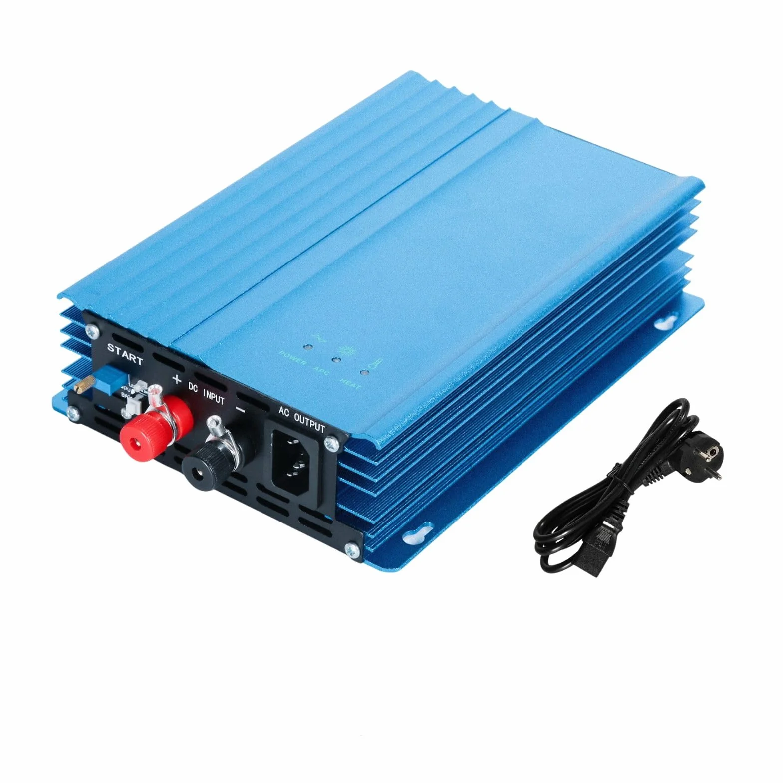 DEWIN Micro Inverter 500W, Inverter Grid Tie Micro Solar Panel Inverter Microinverter Fotovoltaico Plug and Play Scarico della Batteria a 12V Regolabile AC 220V