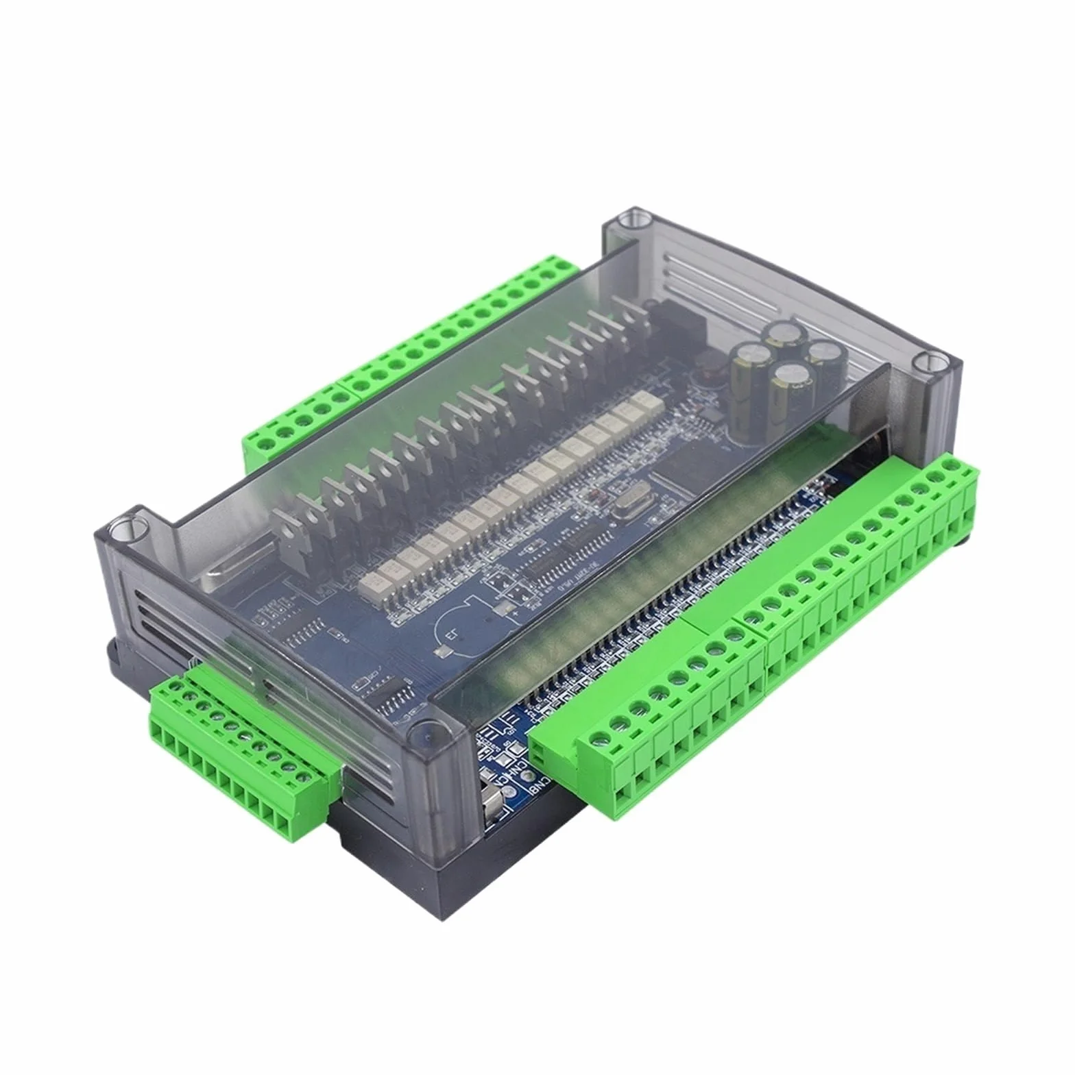 controllore Logico programmabile FX3U-14 24 48 32MR/MT relè Uscita Transistor Controllore Logico RTU Modbus RS485 RTC Uscita impulsi NTC Analogico Incluso(FX3U-48MT)