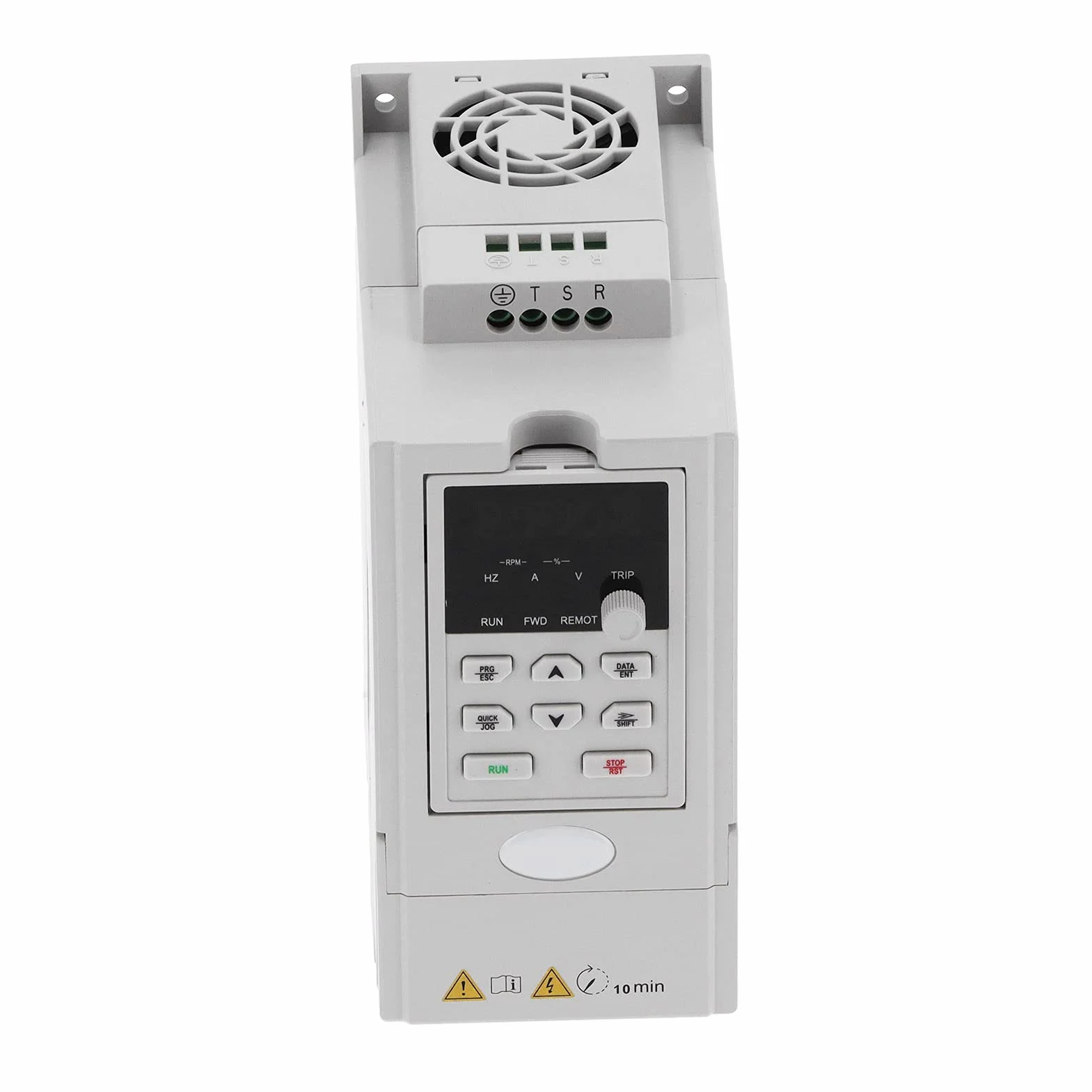 Cocoarm Convertitore di Frequenza ABS Inverter Vettoriale C10 Trifase AC380V480V 2,2kW con Regolazione Automatica PID Controllo V F Protezione Multipla per il Controllo della velocità del Motore di