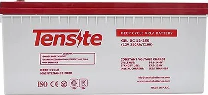 Batteria al Gel 12V 150Ah Tensite senza manutenzione Accumulo di energia Sistema solare fotovoltaico Camping Garden Capannone Camper