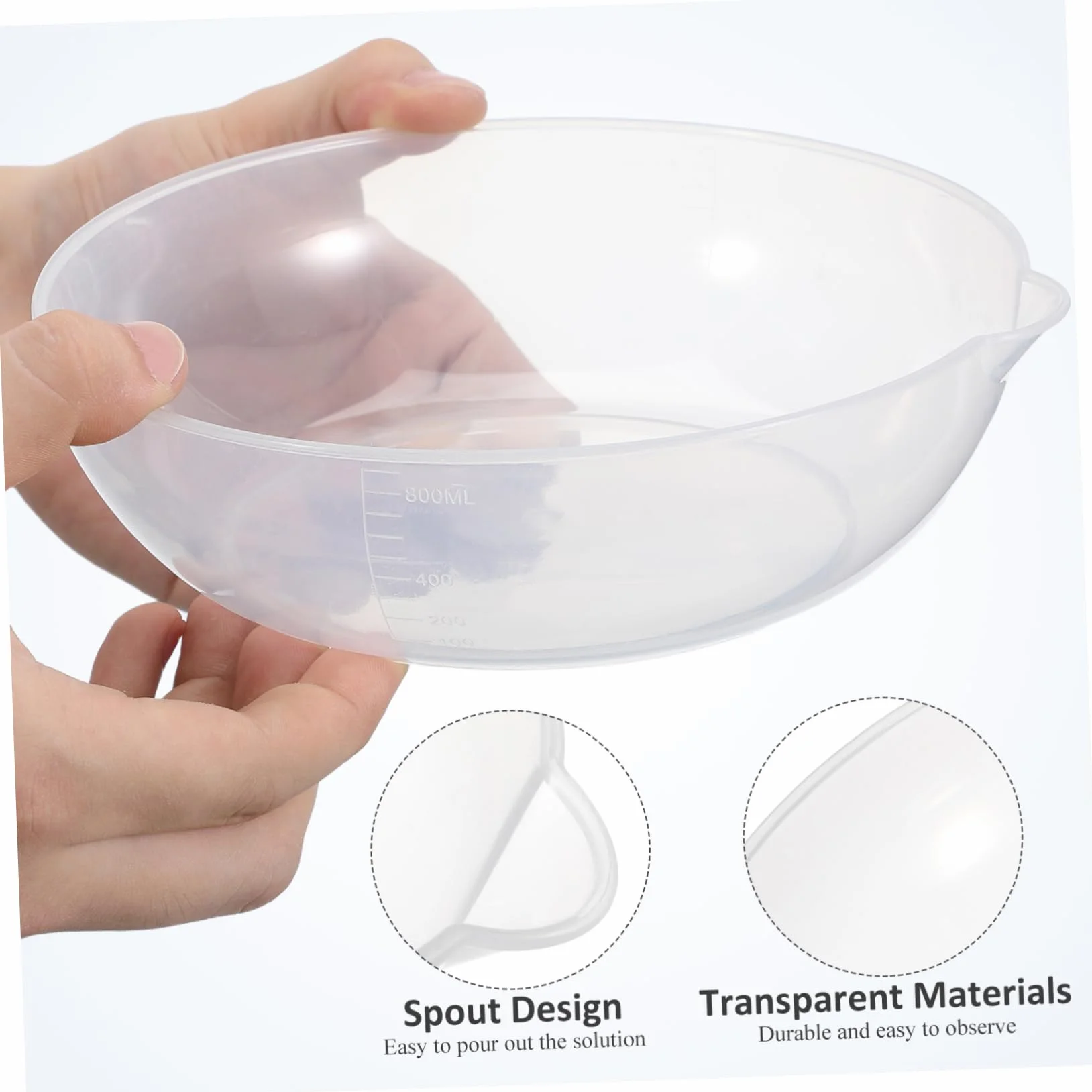 Bilancia da Cucina Accessori Ciotola per Bilancia In Plastica Robusto Grande Vassoio per Pesi Precisi Piccoli Alimenti Riutilizzabile Per Bilance Digitali