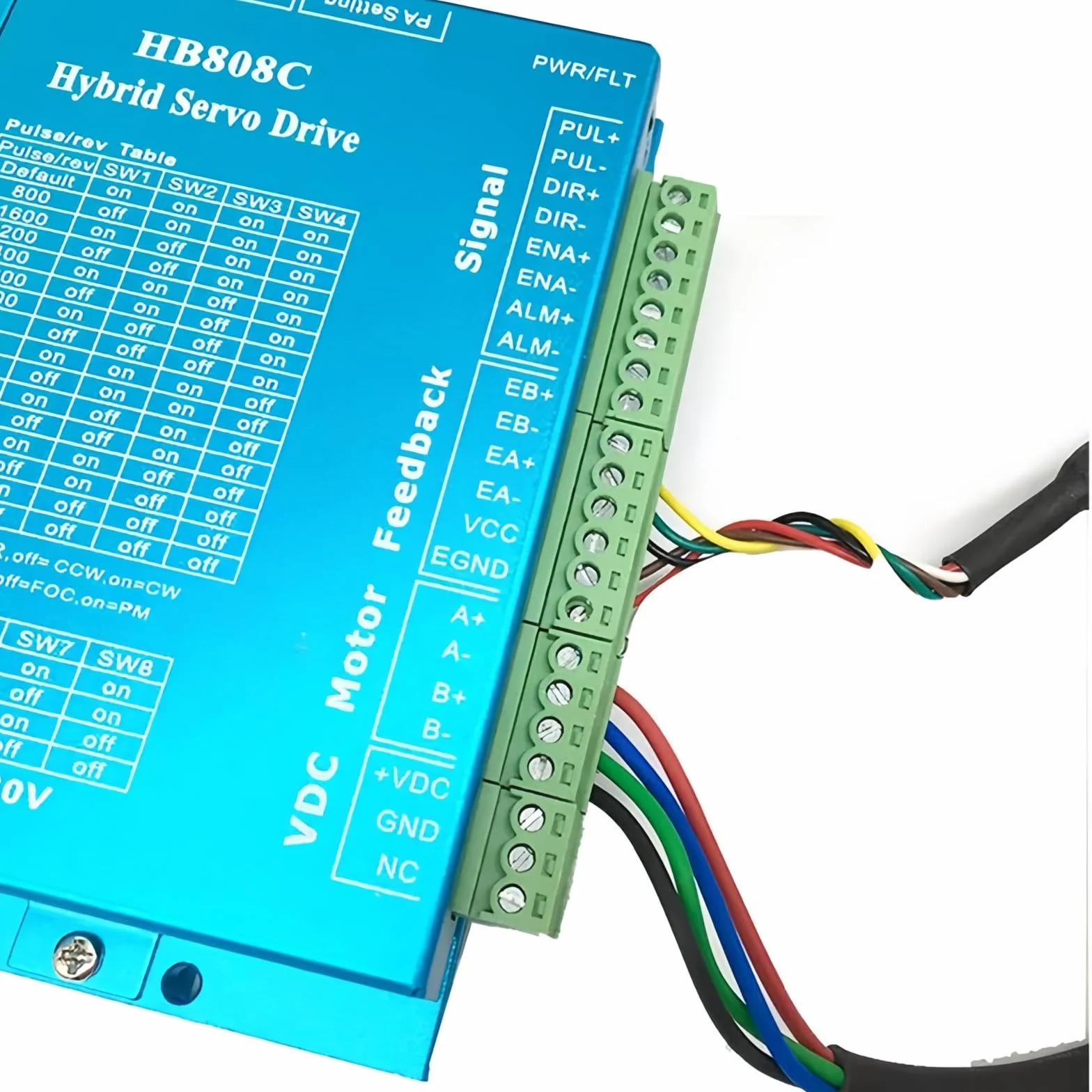 Motore passo-passo a 3 assi Nema 23 57 mm con circuito di controllo chiuso 1,2 Nm 3 A 1000 righe e 24 – 80 VDC Closed Loop Stepper Motore Driver 350 W Power Alimentatore CNC Kit per macchina per