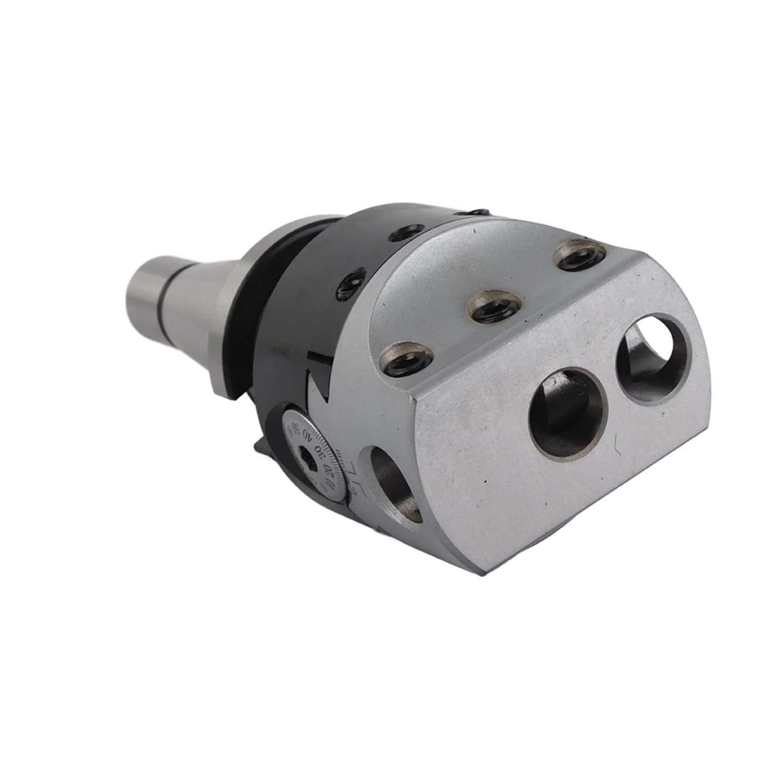 FLEXMAN Set di Teste per Alesatura da 3 Pollici, 1,5 18 40Cr Testa per Alesatura con Filettatura per Un'Eccellente Durezza e Tenacità Set con 12 Utensili per Alesatura (NT30-F1-18-12PZ)